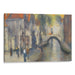 Impressionism Bruges Print - Canvas Art Print by Kanvah