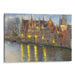 Impressionism Bruges Print - Canvas Art Print by Kanvah