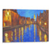 Impressionism Bruges Print - Canvas Art Print by Kanvah