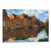 Impressionism Bruges Print - Canvas Art Print by Kanvah