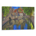 Realism Bruges Print - Canvas Art Print by Kanvah