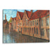 Realism Bruges Print - Canvas Art Print by Kanvah