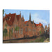 Realism Bruges Print - Canvas Art Print by Kanvah