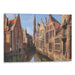 Realism Bruges Print - Canvas Art Print by Kanvah