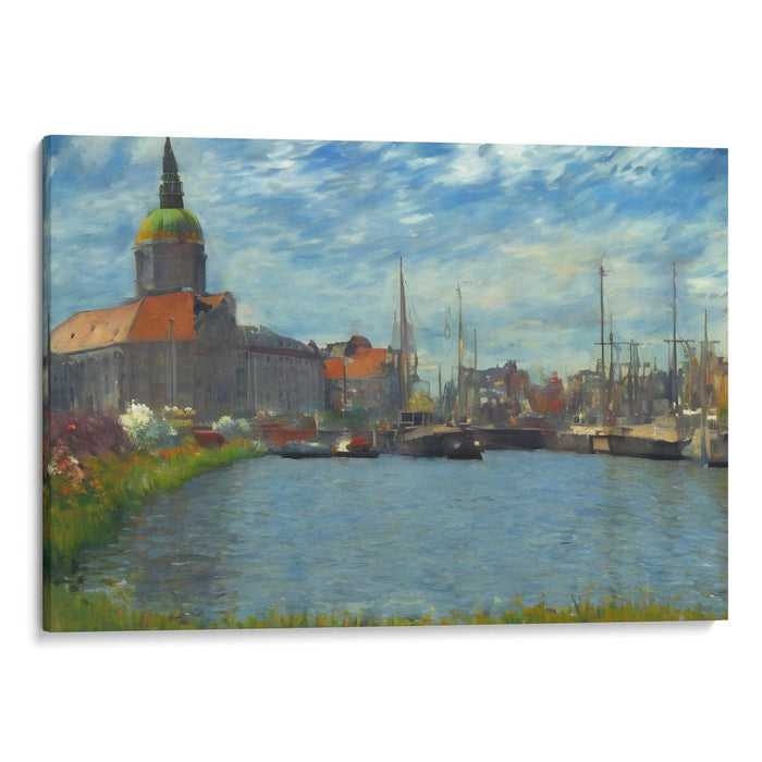 Impressionism Copenhagen Print - Canvas Art Print by Kanvah