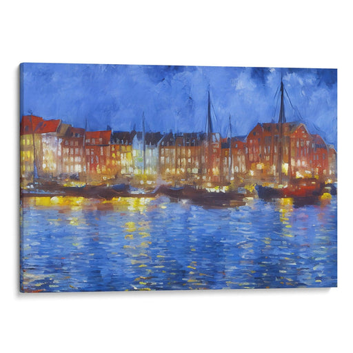 Impressionism Copenhagen Print - Canvas Art Print by Kanvah