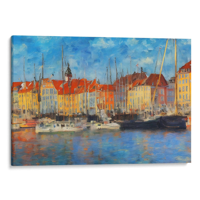 Impressionism Copenhagen Print - Canvas Art Print by Kanvah