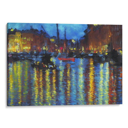 Impressionism Copenhagen Print - Canvas Art Print by Kanvah