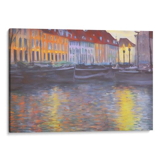 Impressionism Copenhagen Print - Canvas Art Print by Kanvah