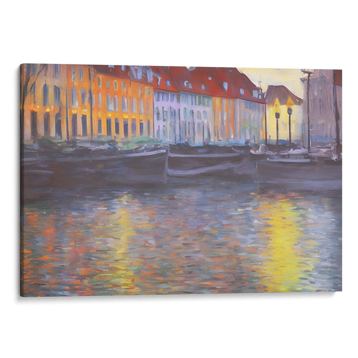 Impressionism Copenhagen Print - Canvas Art Print by Kanvah