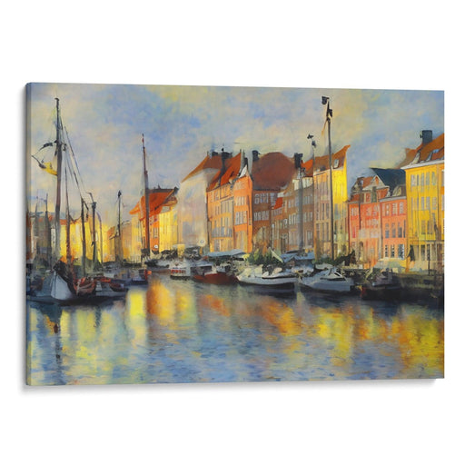 Impressionism Copenhagen Print - Canvas Art Print by Kanvah