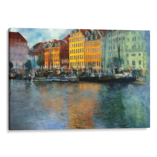 Impressionism Copenhagen Print - Canvas Art Print by Kanvah