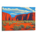 Impressionism Uluru Print - Canvas Art Print by Kanvah