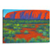 Impressionism Uluru Print - Canvas Art Print by Kanvah