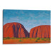 Impressionism Uluru Print - Canvas Art Print by Kanvah