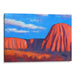 Impressionism Uluru Print - Canvas Art Print by Kanvah