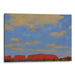 Impressionism Uluru Print - Canvas Art Print by Kanvah