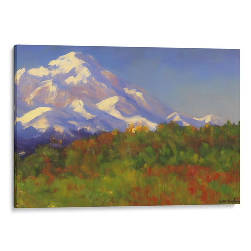 Impressionism Denali Print - Canvas Art Print by Kanvah