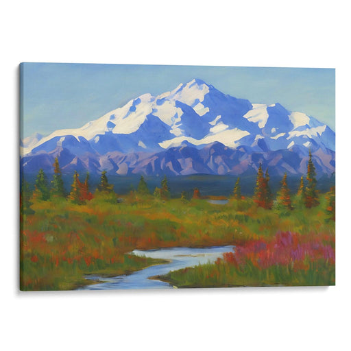 Impressionism Denali Print - Canvas Art Print by Kanvah