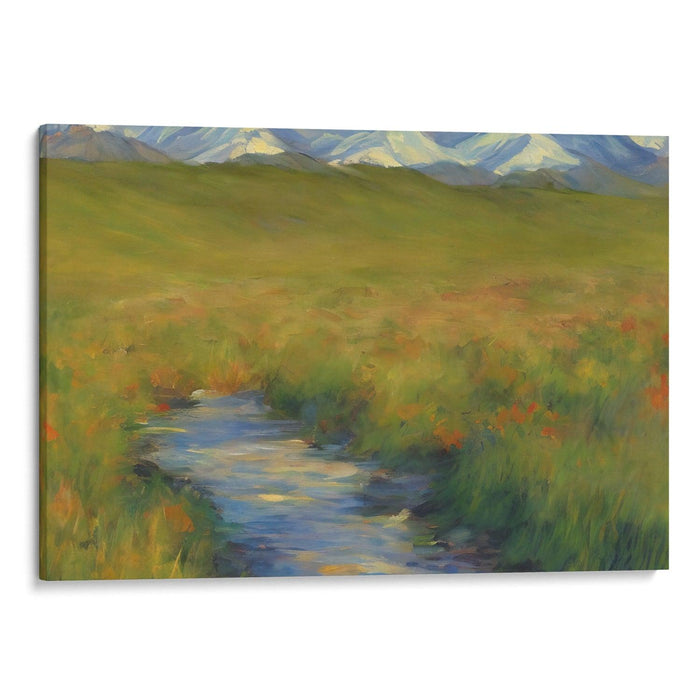 Impressionism Denali Print - Canvas Art Print by Kanvah