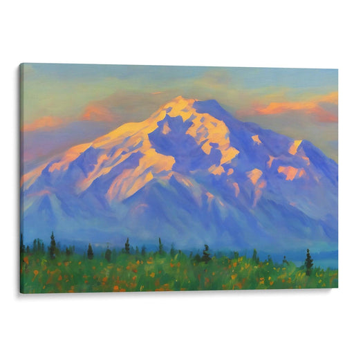 Impressionism Denali Print - Canvas Art Print by Kanvah