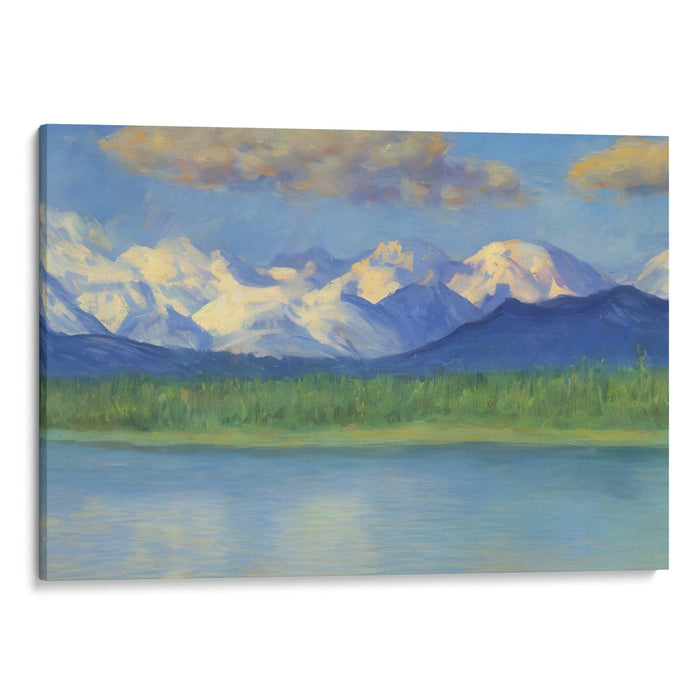 Impressionism Denali Print - Canvas Art Print by Kanvah