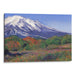 Impressionism Mount St. Helens Print - Canvas Art Print by Kanvah