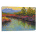 Impressionism Mount St. Helens Print - Canvas Art Print by Kanvah