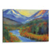 Impressionism Mount St. Helens Print - Canvas Art Print by Kanvah