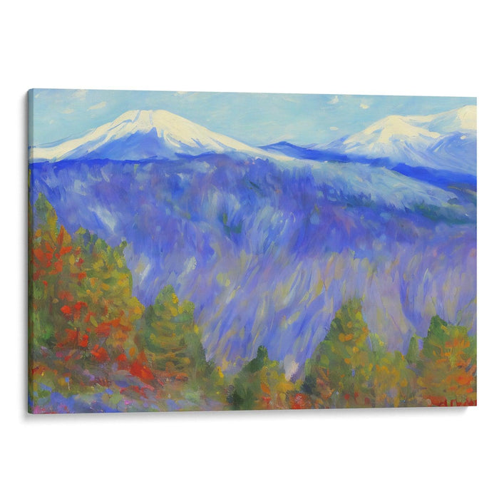 Impressionism Mount St. Helens Print - Canvas Art Print by Kanvah