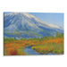 Impressionism Mount St. Helens Print - Canvas Art Print by Kanvah