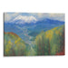 Impressionism Mount St. Helens Print - Canvas Art Print by Kanvah