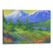 Impressionism Mount St. Helens Print - Canvas Art Print by Kanvah