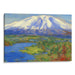 Impressionism Mount St. Helens Print - Canvas Art Print by Kanvah