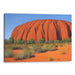 Watercolor Uluru Print - Canvas Art Print by Kanvah