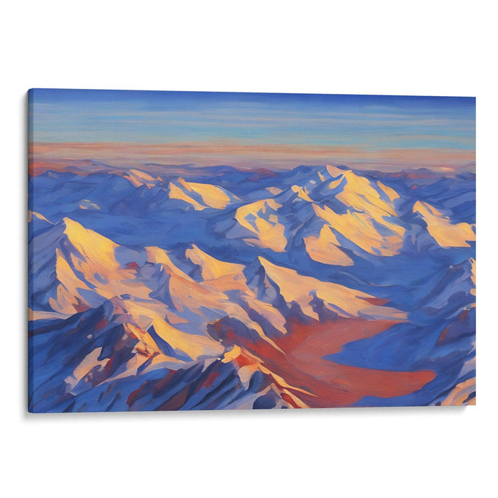 Realism Denali Print - Canvas Art Print by Kanvah