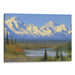 Realism Denali Print - Canvas Art Print by Kanvah