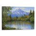 Realism Mount St. Helens Print - Canvas Art Print by Kanvah