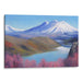 Realism Mount St. Helens Print - Canvas Art Print by Kanvah