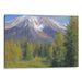 Realism Mount St. Helens Print - Canvas Art Print by Kanvah