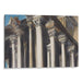 Realism Colonnade of St. Peter's Basilica Print - Canvas Art Print by Kanvah