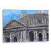 Realism Colonnade of St. Peter's Basilica Print - Canvas Art Print by Kanvah