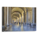 Realism Colonnade of St. Peter's Basilica Print - Canvas Art Print by Kanvah