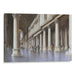 Realism Colonnade of St. Peter's Basilica Print - Canvas Art Print by Kanvah