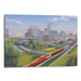 Realism St. Louis Arch Print - Canvas Art Print by Kanvah