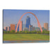 Realism St. Louis Arch Print - Canvas Art Print by Kanvah