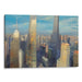 Realism Willis Tower Print - Canvas Art Print by Kanvah