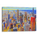 Realism Willis Tower Print - Canvas Art Print by Kanvah