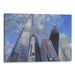 Realism Willis Tower Print - Canvas Art Print by Kanvah