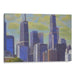 Realism Willis Tower Print - Canvas Art Print by Kanvah